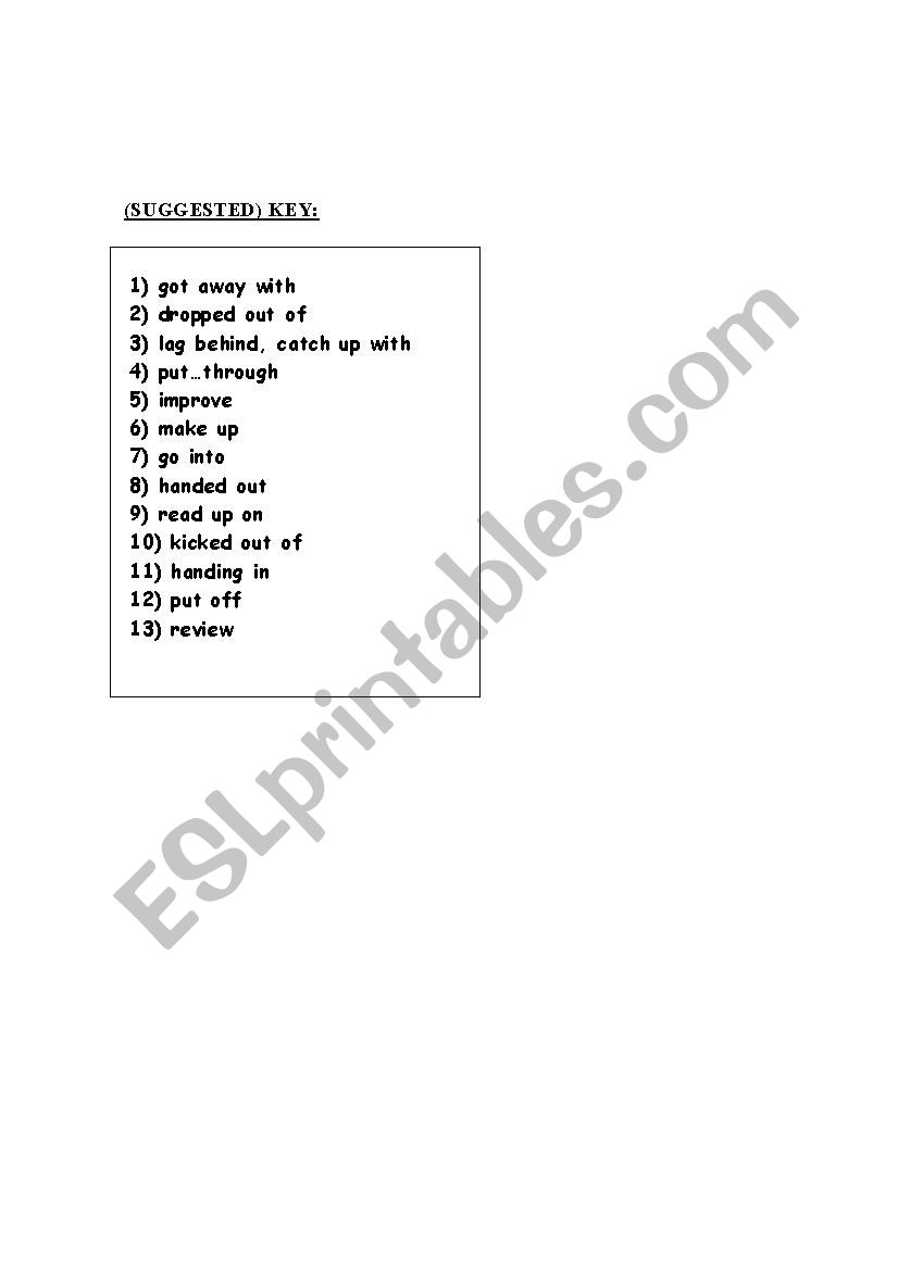 Synonym Dictionary, Letter F - ESL worksheet by Babi965